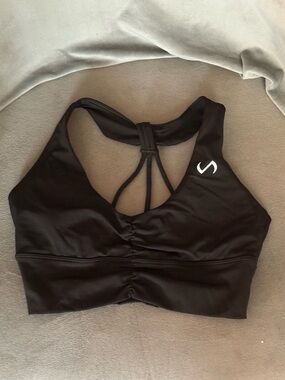 TLF black sports bra